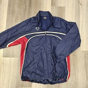 Nike Navy and Red Men's Jacket